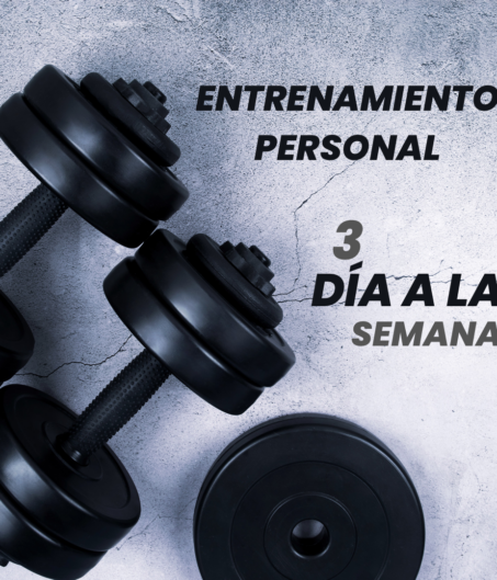 Entrenamiento Personal 3 días a la semana 