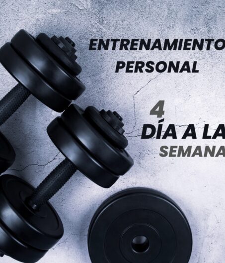 Entrenamiento Personal 4 días a la semana 